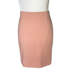 Vintage Valentino Blush Pink Boulce Wool Mini Skirt - 6